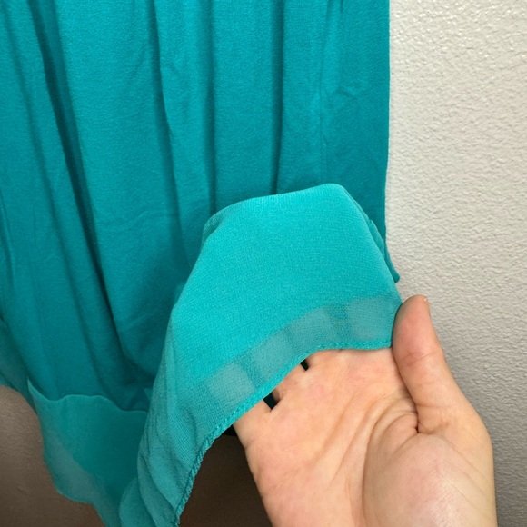 Turquoise blouse - Picture 4 of 4